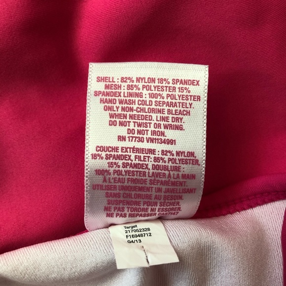 Circo Tulle Ruffle One Piece Swimsuit Pink - Picture 4 of 4